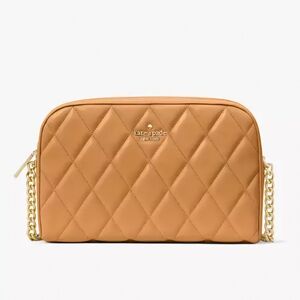 Kate Spade Carey Quilted Mini Camera Bag Tiramisu Mousse